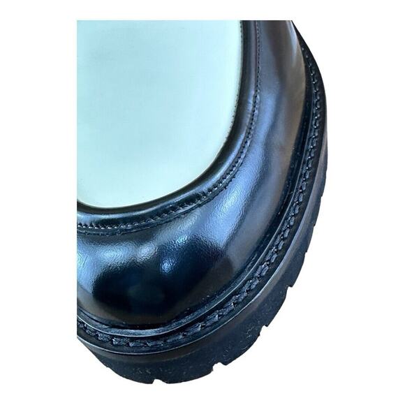 Koio Arezzo Penny Loafers Size 12 Black White Leather AZDIM120 - Picture 6 of 6